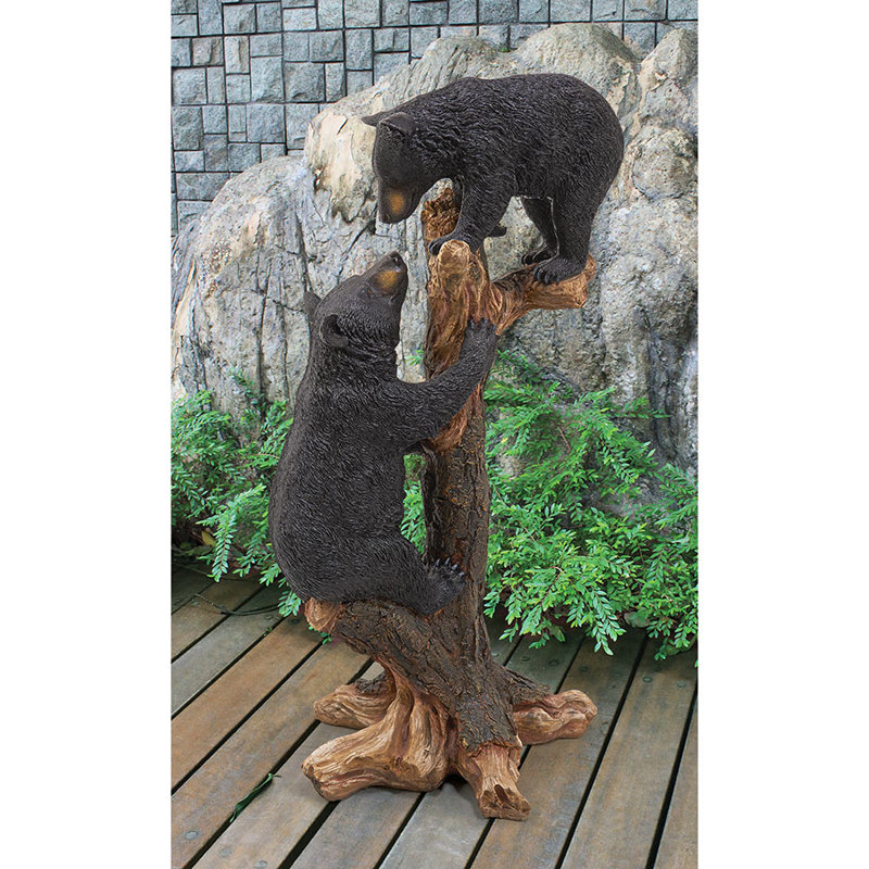 Design Toscano Climbing Cubs Bear Statue & Reviews Wayfair